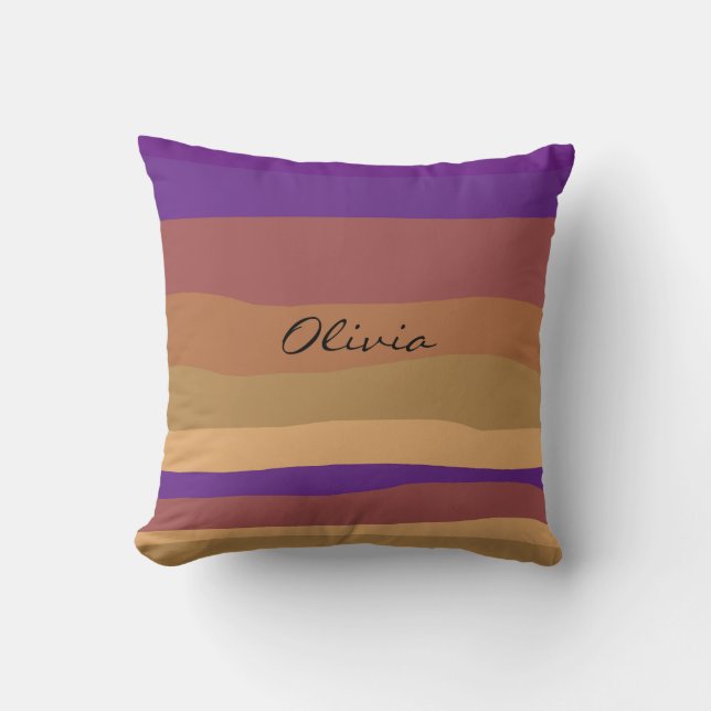 Modern Earth Tone Desert Cushion (Front)