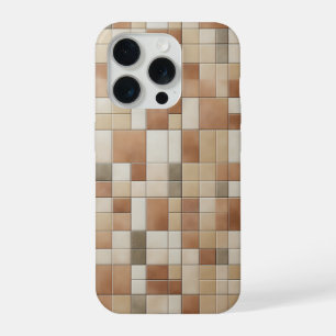 Modern Earth Tone Mosaic Phone Case - Abstract