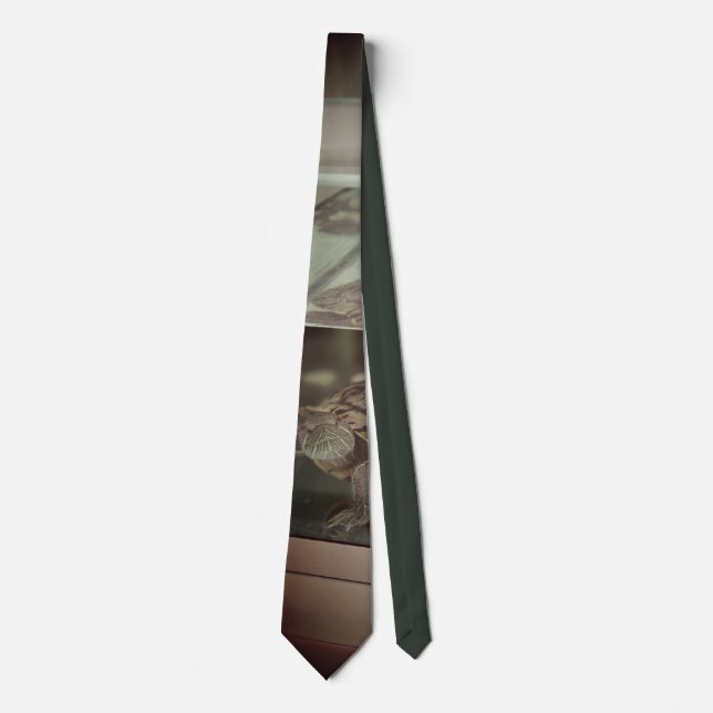 Modern Earth-Toned Silk Tie (Front)