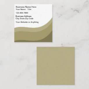 Modern Earthtone Simple Business Cards 
