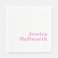 Modern Editable Business Name or First & Last Name