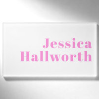 Modern Editable Business Name or First & Last Name