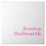 Modern Editable Business Name or First & Last Name Tile<br><div class="desc">Stylish modern business name or other text,  edit as you like!</div>