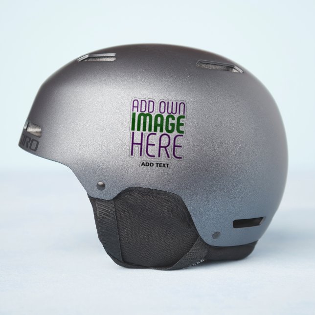 MODERN EDITABLE CLEAR IMAGE TEXT TEMPLATE HELMET (Helmet Side)