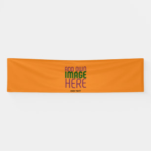 MODERN EDITABLE DARK ORANGE IMAGE TEXT TEMPLATE BANNER