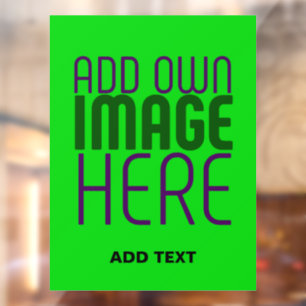 MODERN EDITABLE LIME GREEN IMAGE TEXT TEMPLATE