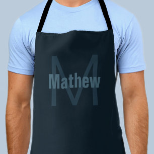 Modern Editable Name Apron