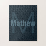 Modern Editable Name Jigsaw Puzzle<br><div class="desc">Fully editable name,  customise as you like!</div>