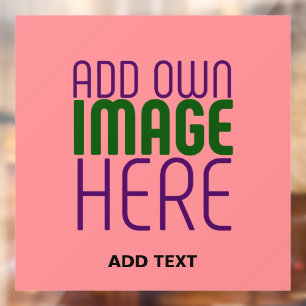 MODERN EDITABLE SALMON PINK IMAGE TEXT TEMPLATE