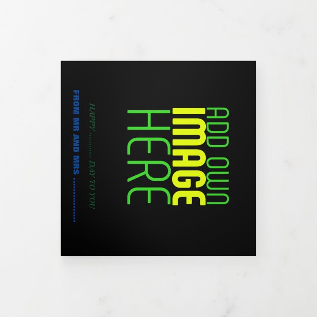 MODERN EDITABLE SIMPLE BLACK IMAGE TEXT TEMPLATE (Cover)