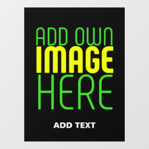 MODERN EDITABLE SIMPLE BLACK IMAGE TEXT TEMPLATE