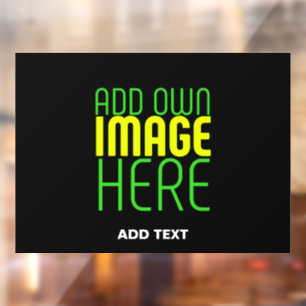MODERN EDITABLE SIMPLE BLACK IMAGE TEXT TEMPLATE