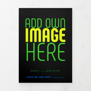 MODERN EDITABLE SIMPLE BLACK IMAGE TEXT TEMPLATE
