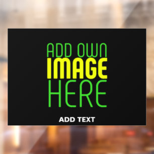 MODERN EDITABLE SIMPLE BLACK IMAGE TEXT TEMPLATE