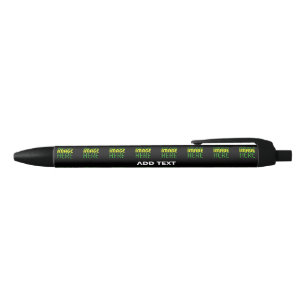 MODERN EDITABLE SIMPLE BLACK IMAGE TEXT TEMPLATE INK PEN