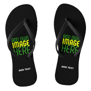 MODERN EDITABLE SIMPLE BLACK IMAGE TEXT TEMPLATE JANDALS
