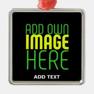 MODERN EDITABLE SIMPLE BLACK IMAGE TEXT TEMPLATE METAL TREE DECORATION