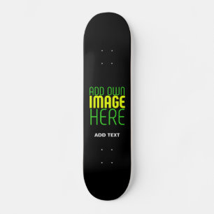 MODERN EDITABLE SIMPLE BLACK IMAGE TEXT TEMPLATE SKATEBOARD