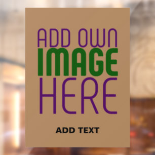 MODERN EDITABLE SIMPLE BROWN IMAGE TEXT TEMPLATE