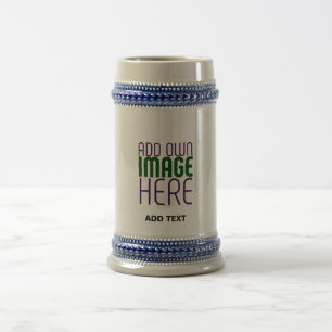 MODERN EDITABLE SIMPLE BROWN IMAGE TEXT TEMPLATE BEER STEIN