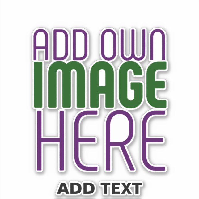 MODERN EDITABLE SIMPLE CLEAR IMAGE TEXT TEMPLATE (Front)