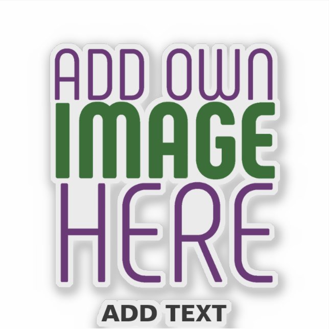 MODERN EDITABLE SIMPLE CLEAR IMAGE TEXT TEMPLATE (Front)