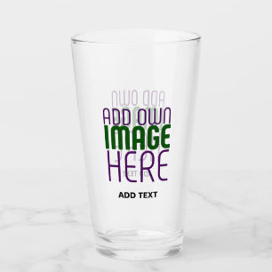 MODERN EDITABLE SIMPLE CLEAR IMAGE TEXT TEMPLATE GLASS