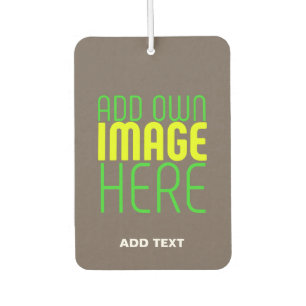 MODERN EDITABLE SIMPLE COFFEE IMAGE TEXT TEMPLATE CAR AIR FRESHENER
