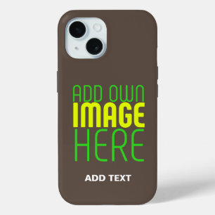 MODERN EDITABLE SIMPLE COFFEE IMAGE TEXT TEMPLATE iPhone 15 CASE
