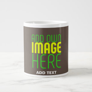 MODERN EDITABLE SIMPLE COFFEE IMAGE TEXT TEMPLATE LARGE COFFEE MUG