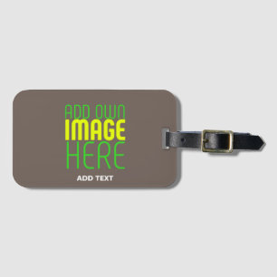 MODERN EDITABLE SIMPLE COFFEE IMAGE TEXT TEMPLATE LUGGAGE TAG