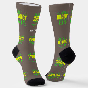 MODERN EDITABLE SIMPLE COFFEE IMAGE TEXT TEMPLATE SOCKS