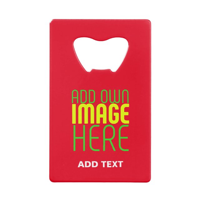 MODERN EDITABLE SIMPLE RED IMAGE TEXT TEMPLATE (Front)