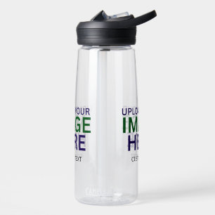Modern Editable Simple Text Branding Template Water Bottle
