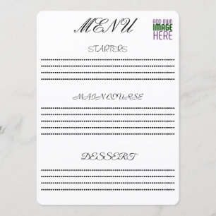 MODERN EDITABLE SIMPLE WHITE IMAGE TEXT TEMPLATE