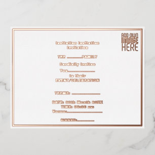 MODERN EDITABLE SIMPLE WHITE IMAGE TEXT TEMPLATE