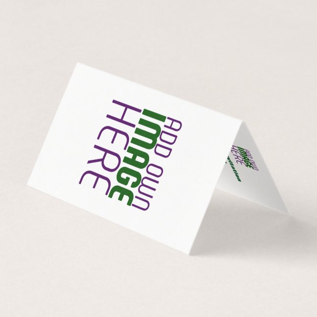 MODERN EDITABLE SIMPLE WHITE IMAGE TEXT TEMPLATE (Front)