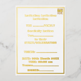 MODERN EDITABLE SIMPLE WHITE IMAGE TEXT TEMPLATE