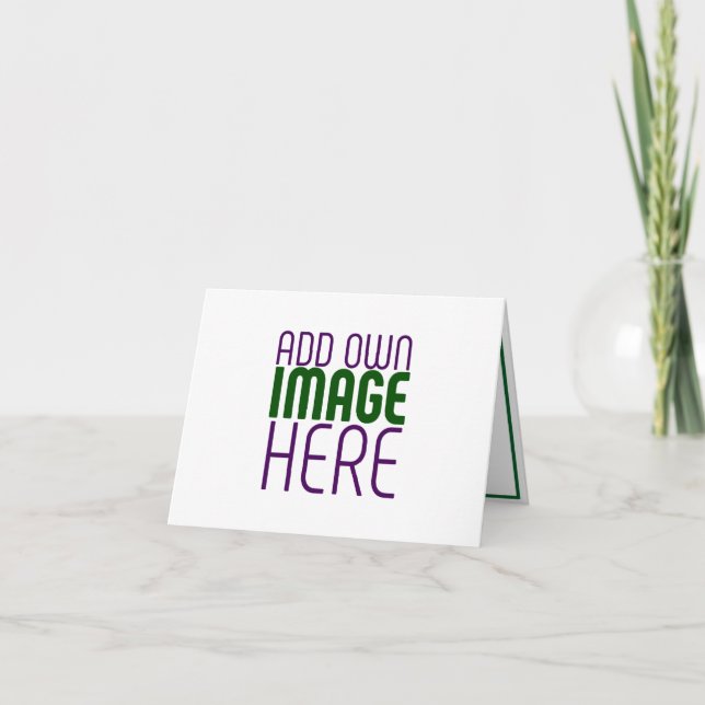 MODERN EDITABLE SIMPLE WHITE IMAGE TEXT TEMPLATE (Front)