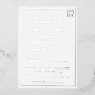 MODERN EDITABLE SIMPLE WHITE IMAGE TEXT TEMPLATE