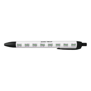MODERN EDITABLE SIMPLE WHITE IMAGE TEXT TEMPLATE BLACK INK PEN