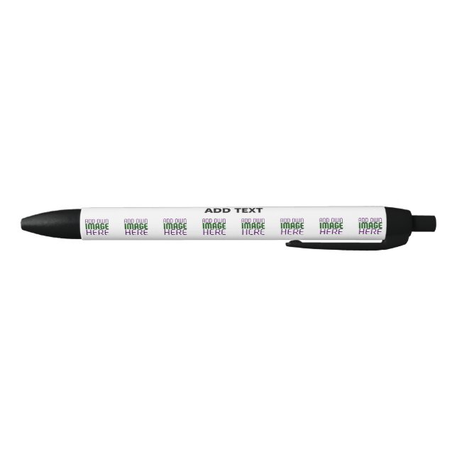 MODERN EDITABLE SIMPLE WHITE IMAGE TEXT TEMPLATE BLUE INK PEN (Bottom)