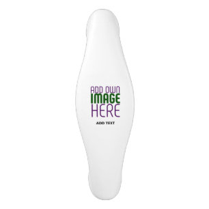 MODERN EDITABLE SIMPLE WHITE IMAGE TEXT TEMPLATE CERAMIC CABINET PULL