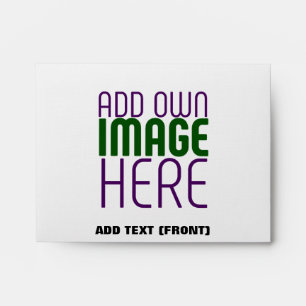 MODERN EDITABLE SIMPLE WHITE IMAGE TEXT TEMPLATE ENVELOPE