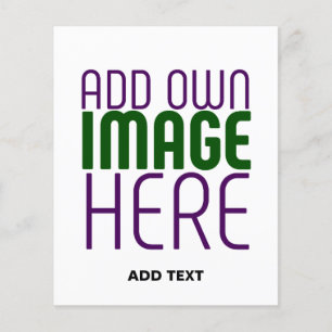MODERN EDITABLE SIMPLE WHITE IMAGE TEXT TEMPLATE FLYER