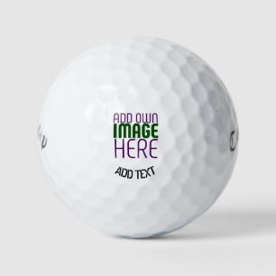 MODERN EDITABLE SIMPLE WHITE IMAGE TEXT TEMPLATE GOLF BALLS