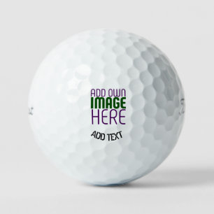 MODERN EDITABLE SIMPLE WHITE IMAGE TEXT TEMPLATE GOLF BALLS