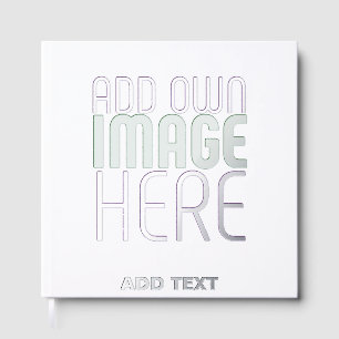 MODERN EDITABLE SIMPLE WHITE IMAGE TEXT TEMPLATE GUEST BOOK
