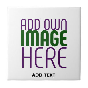  MODERN EDITABLE SIMPLE WHITE IMAGE TEXT TEMPLATE TILE