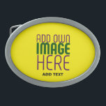 MODERN EDITABLE SIMPLE YELLOW IMAGE TEXT TEMPLATE BELT BUCKLE<br><div class="desc">THIS IS A DESIGN FITTING FOR CUSTOMERS.YOU CAN CHANGE, RESIZE OR ADD LOGO, PHOTO, TEXT AND COLOURS THE WAY YOU WANT.THANK YOU.</div>